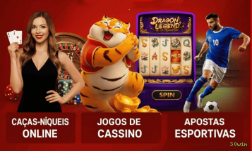 Imagem promocional de todos os jogos da 30win